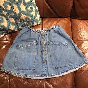 Girls jean skirt